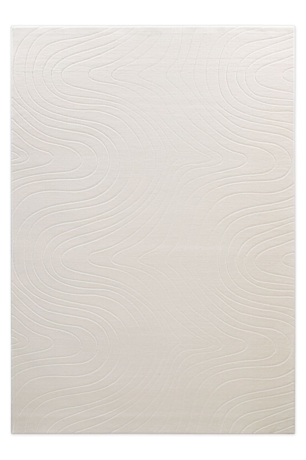 Tapis à relief blanc