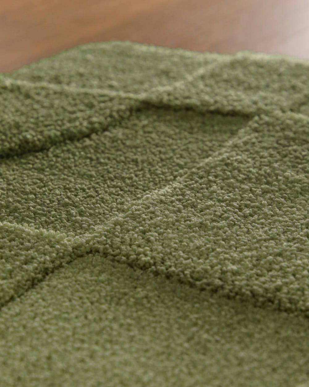 Tapis de bain à relief vert olive 55x65 — vue 4