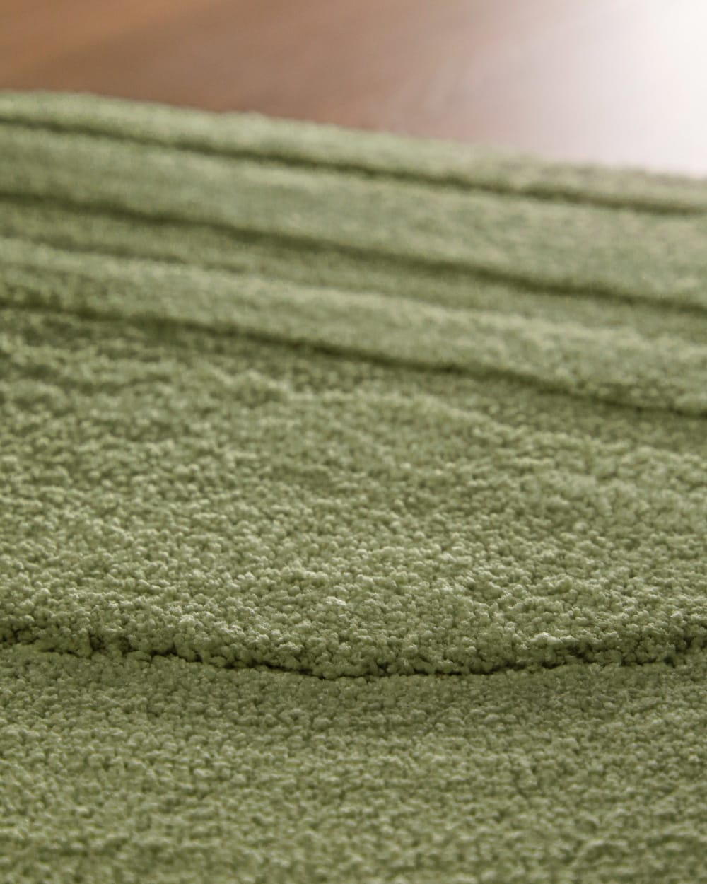 Tapis de bain à relief vert olive 80x150 — vue 4