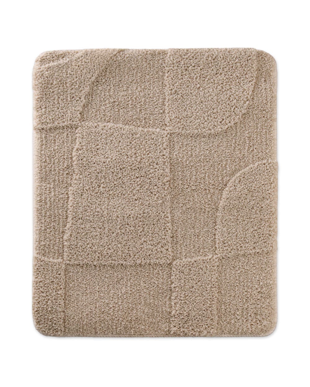 Wecon Home Badematte mit Relief sandbeige 55x65 style modern Öko-Tex Zertifikat - Pes - Polyester
