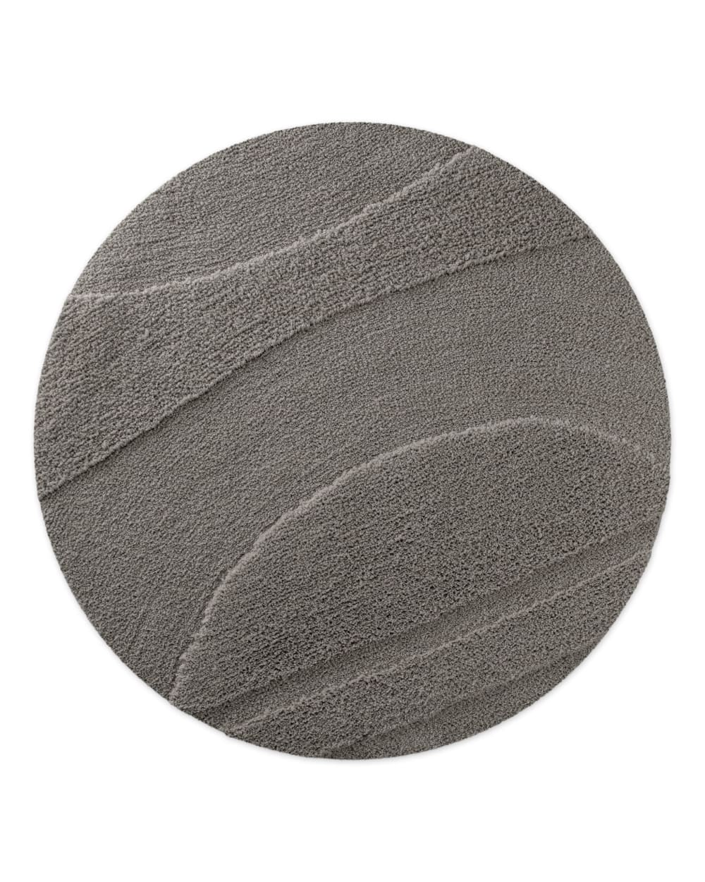 Tapis de bain rond à