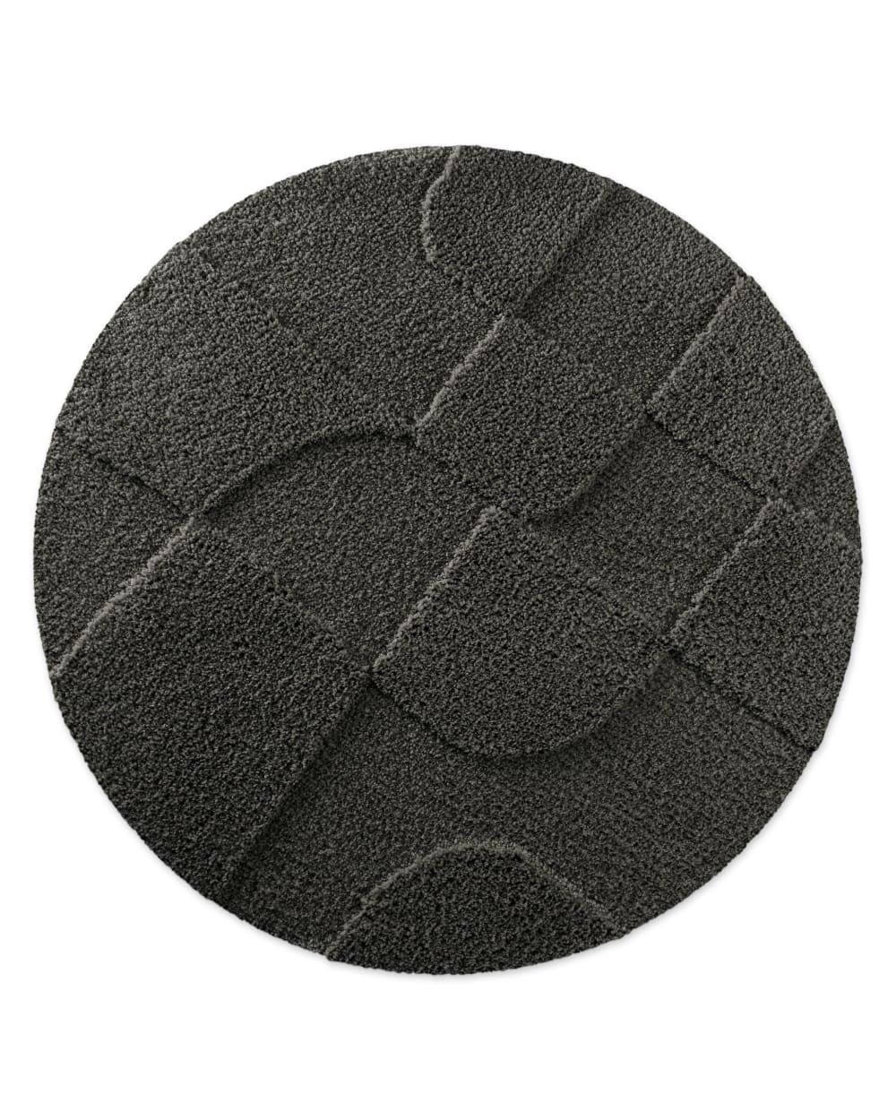 Tapis de bain rond à