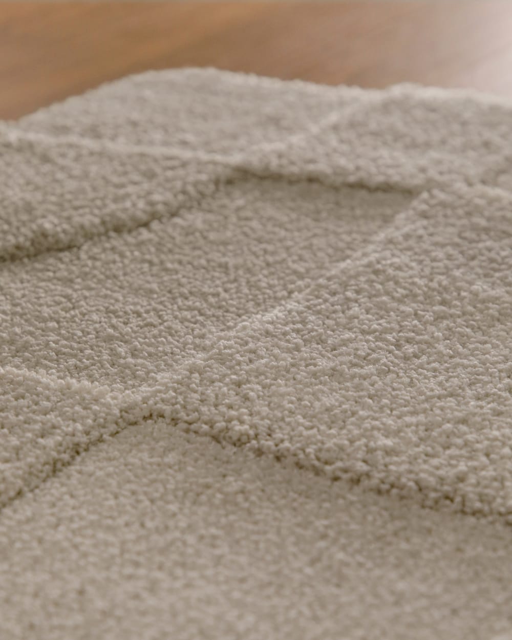 Tapis de bain à relief gris taupe 80x150 — vue 4