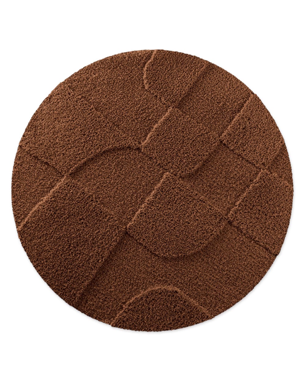 Tapis de bain rond à
