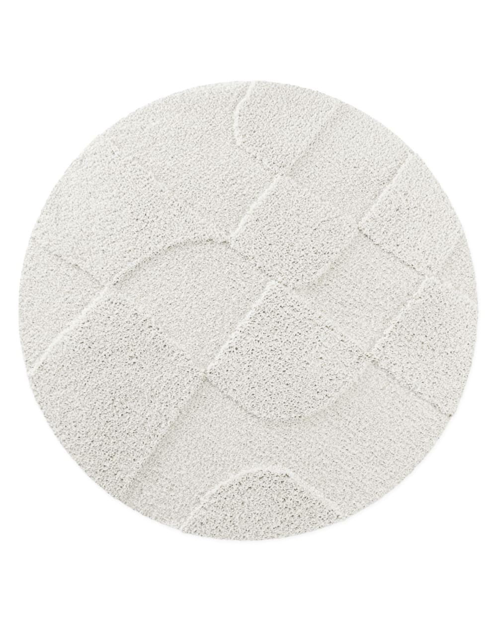 Tapis de bain rond à