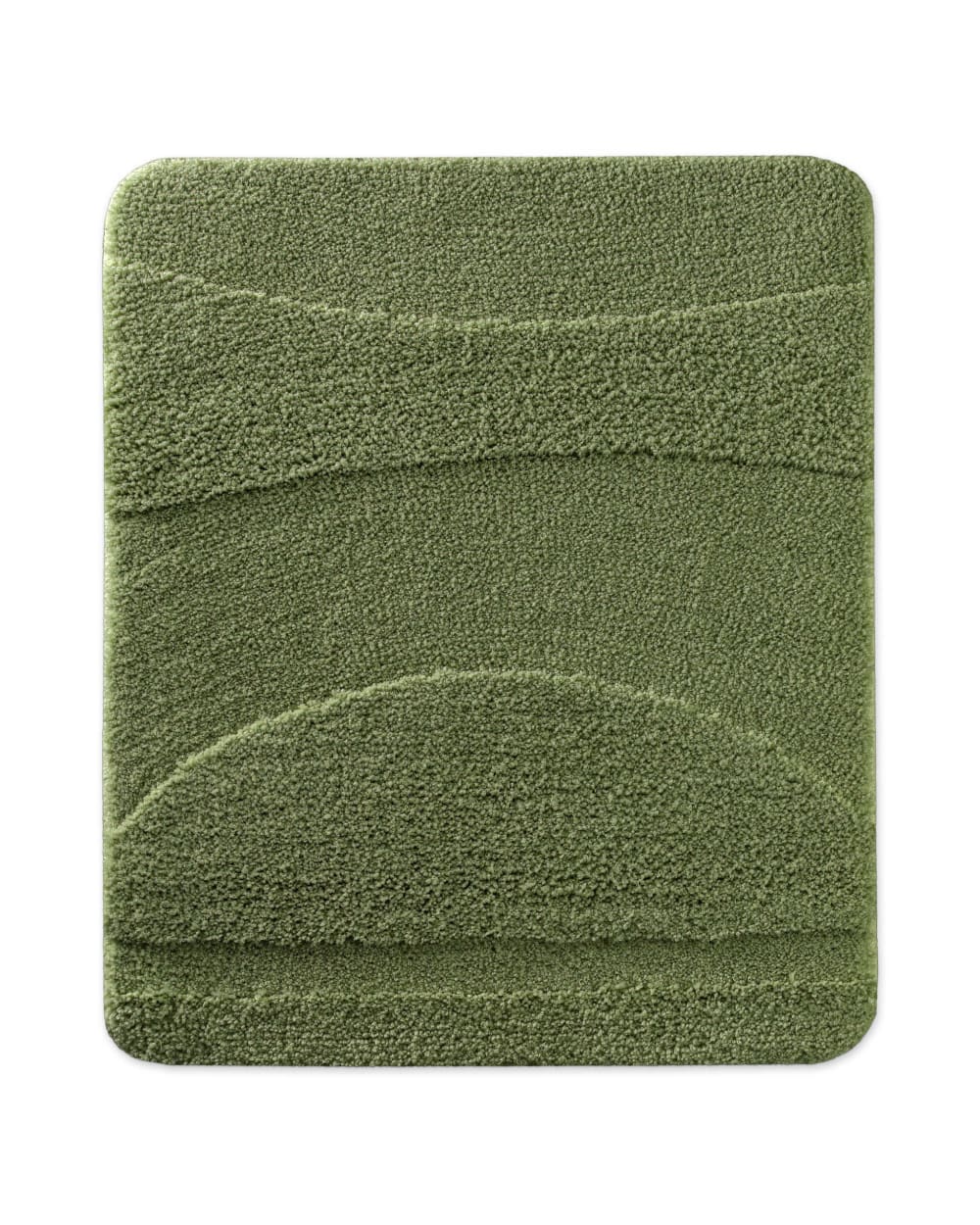 Wecon Home Badematte mit Relief olivgrün 55x65 style modern Öko-Tex Zertifikat - Pes - Polyester