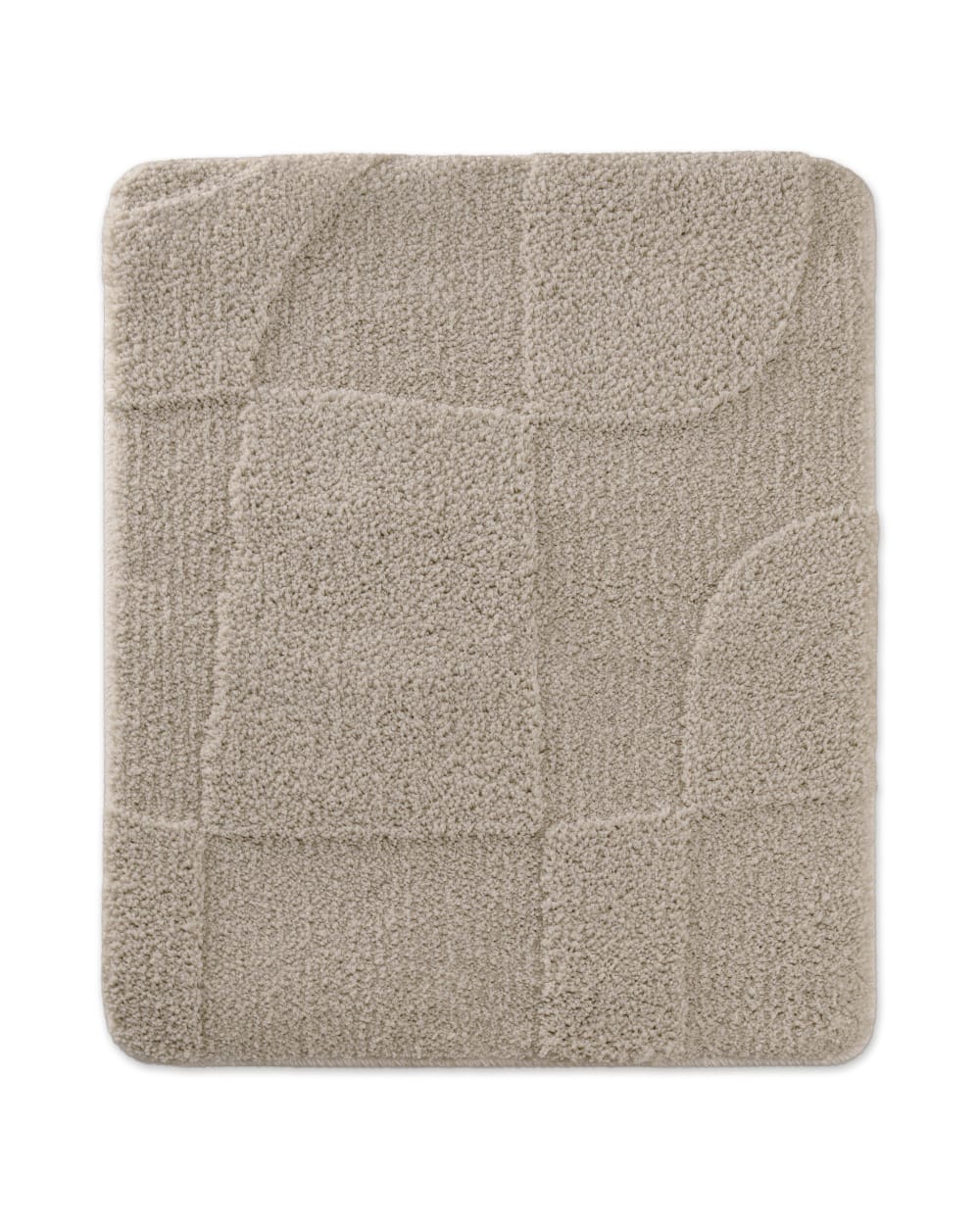 Wecon Home Badematte mit Relief graubraun 55x65 style modern Öko-Tex Zertifikat - Pes - Polyester