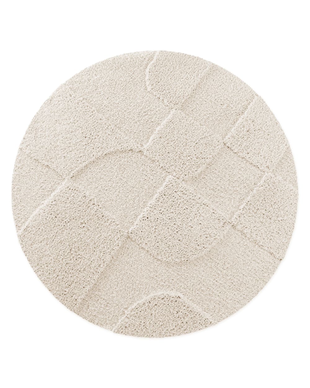 Tapis de bain rond à
