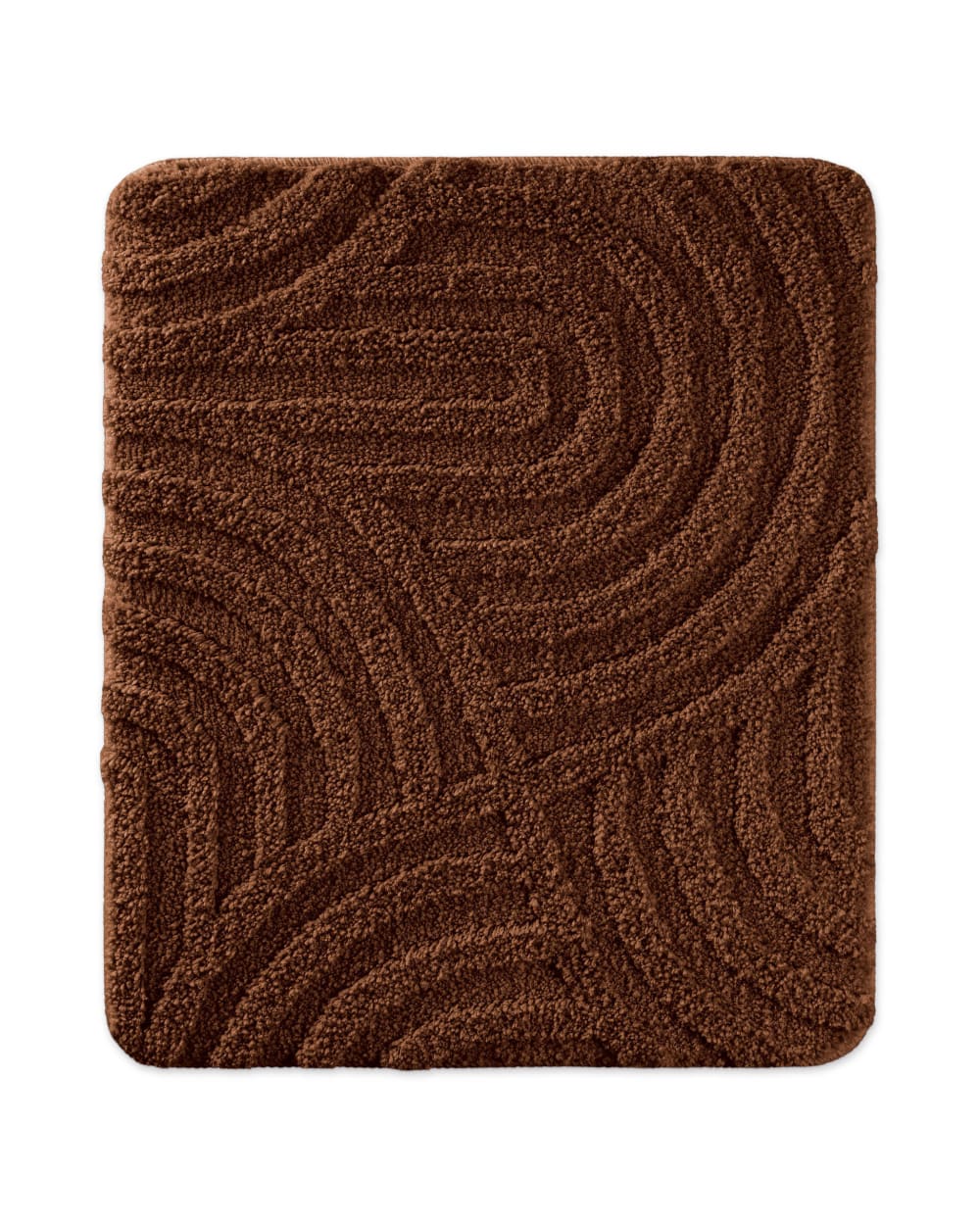 Wecon Home Badematte mit Relief braun 55x65 style modern Öko-Tex Zertifikat - Pes - Polyester