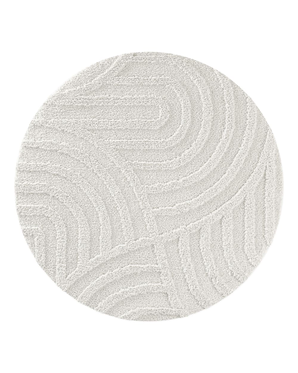 Tapis de bain rond à - relief