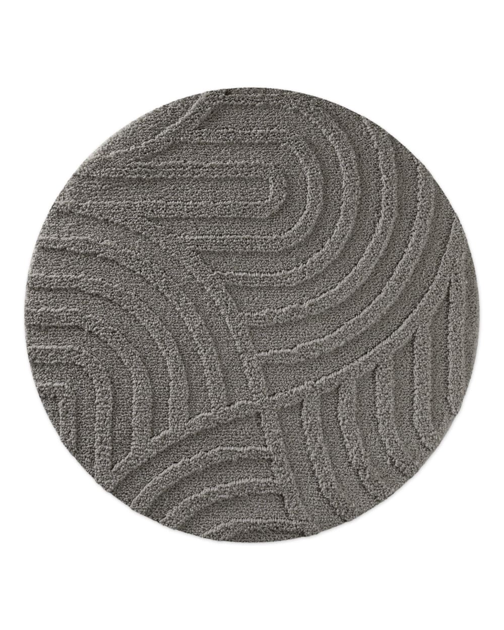 Tapis de bain rond à