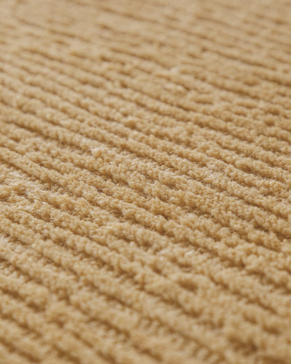 Tapis en laine avec relief beige sable 140x200 — vue 4