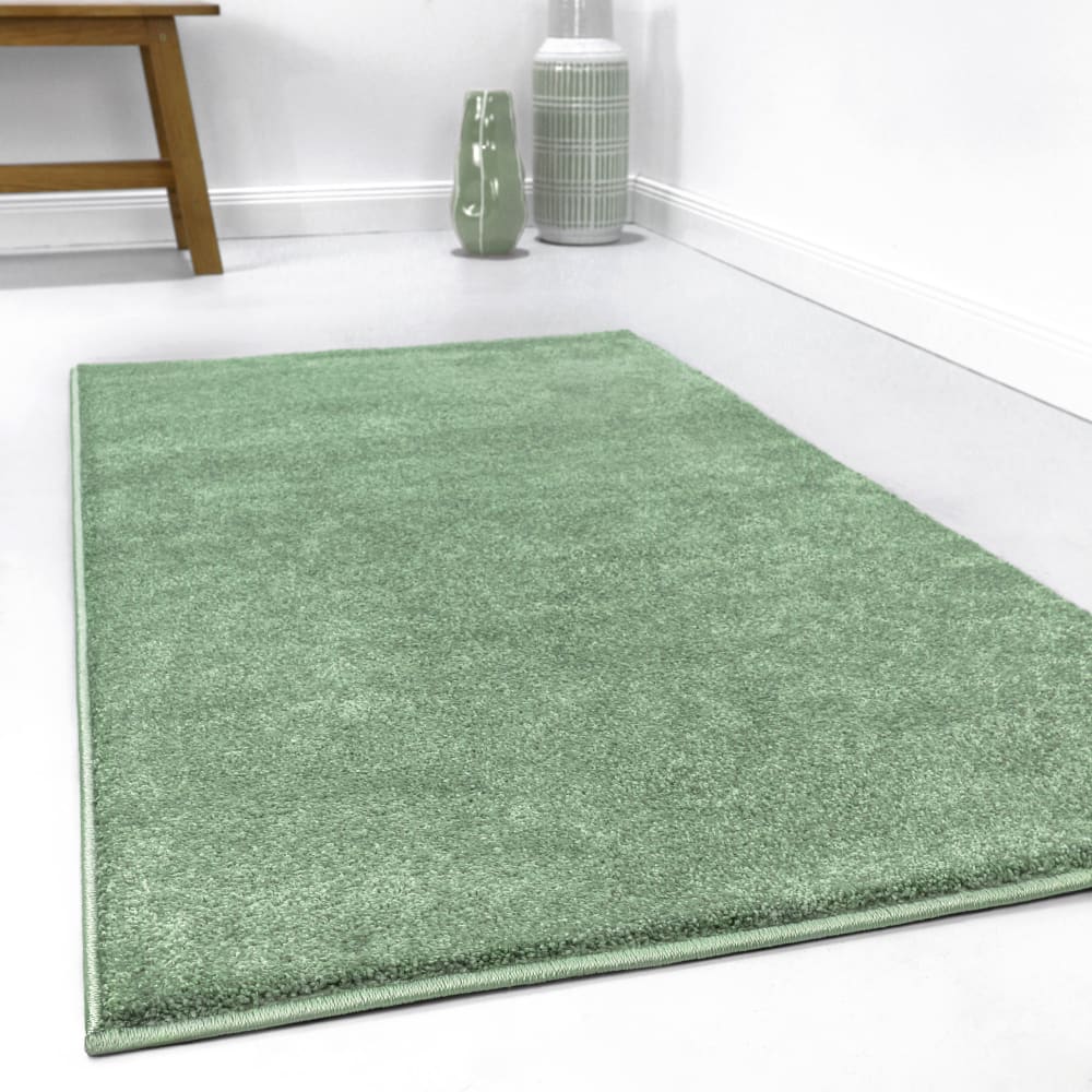 Tapis gamme essentielle vert menthe 200x290 — vue 3