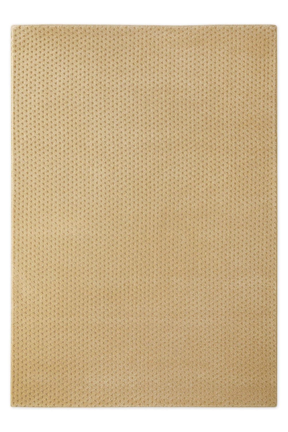 Wecon Home Teppich aus Wolle mit Relief sandbeige 160x230 style modern Öko-Tex Zertifikat - Wolle