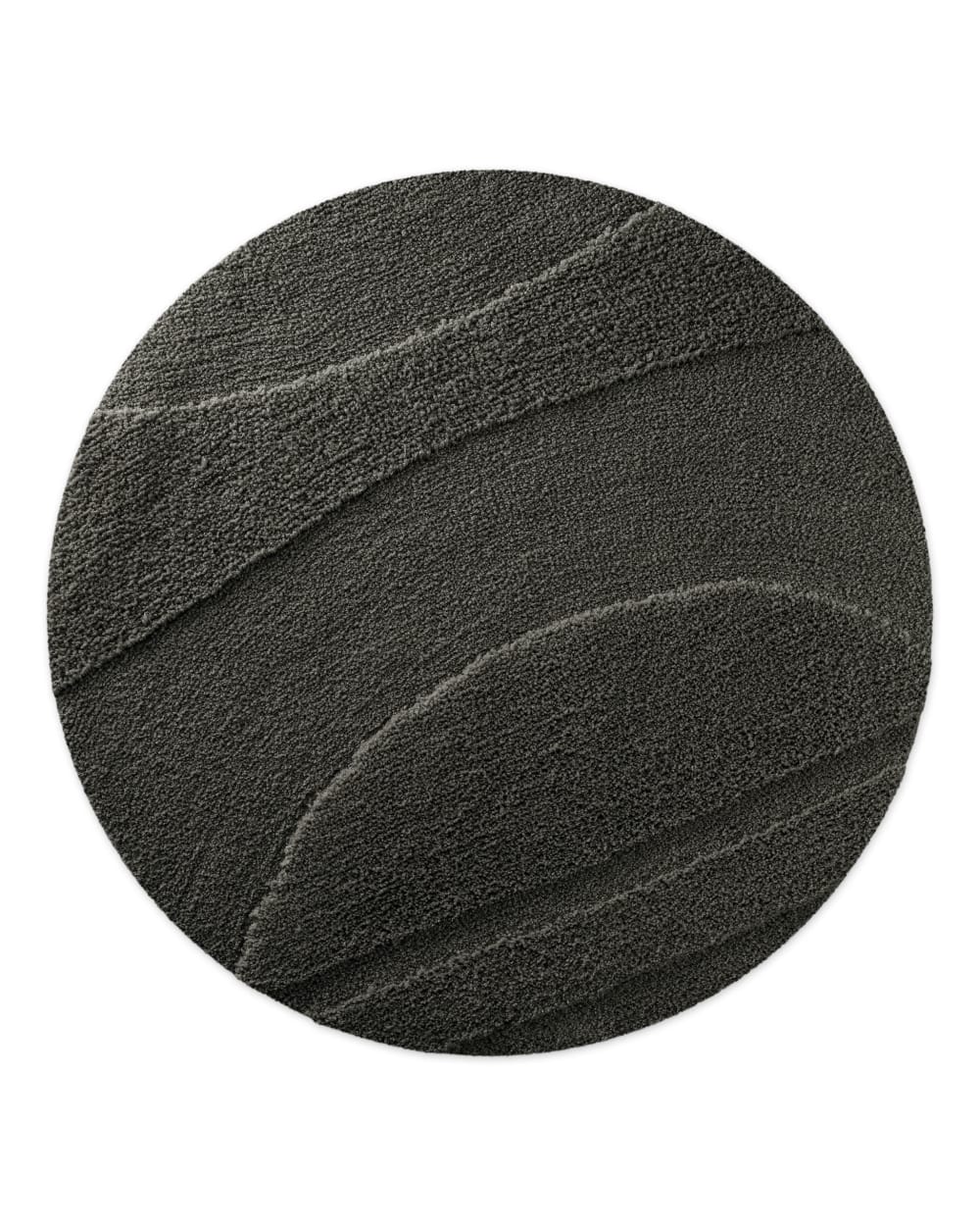 Tapis de bain rond à