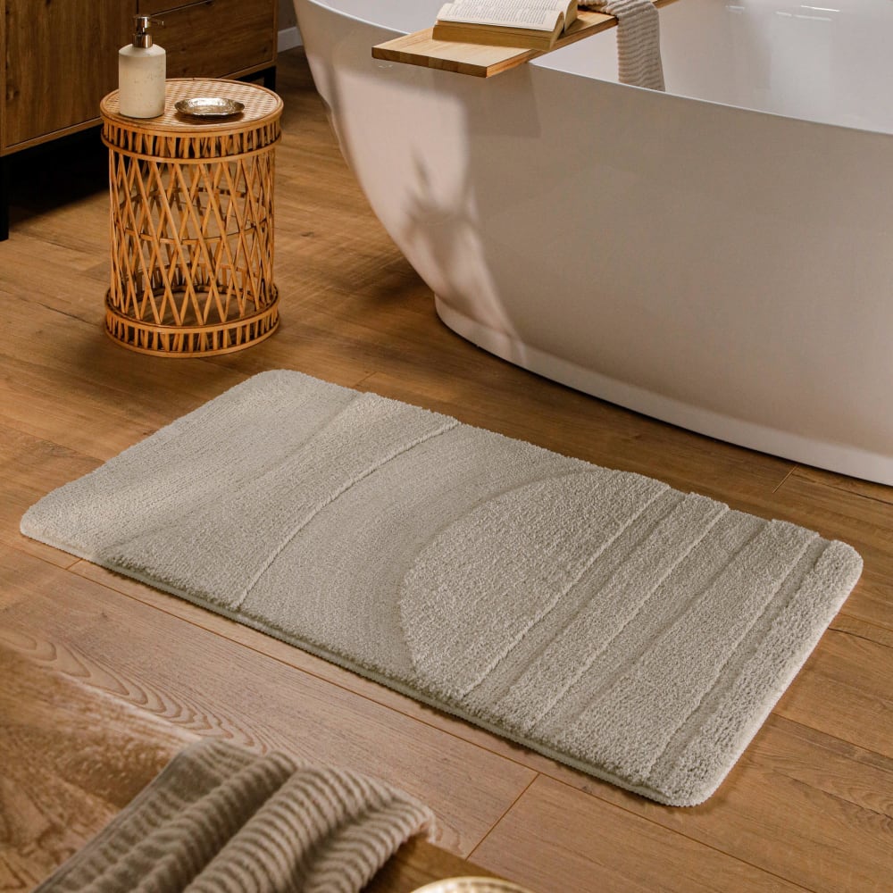 Badematte mit Relief graubraun 70x120 - Maisons Du Monde