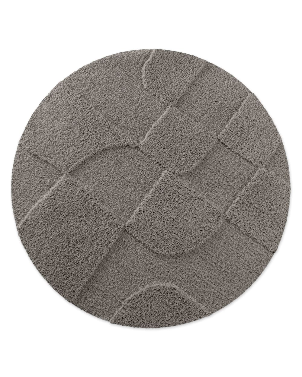 Tapis de bain rond à