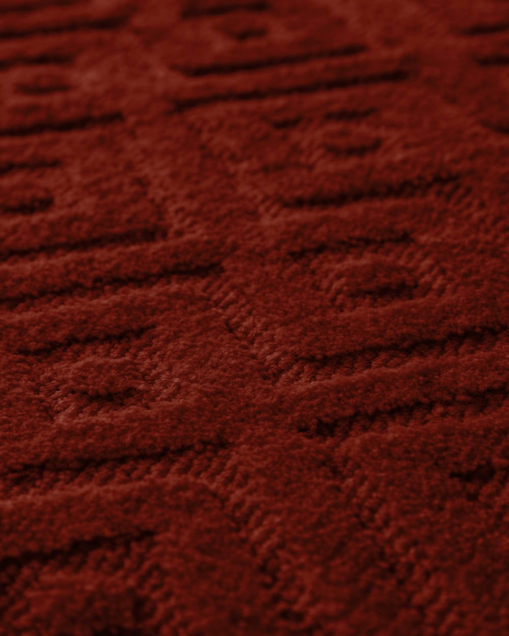 Tapis en laine avec relief pourpre 160x230 — vue 4