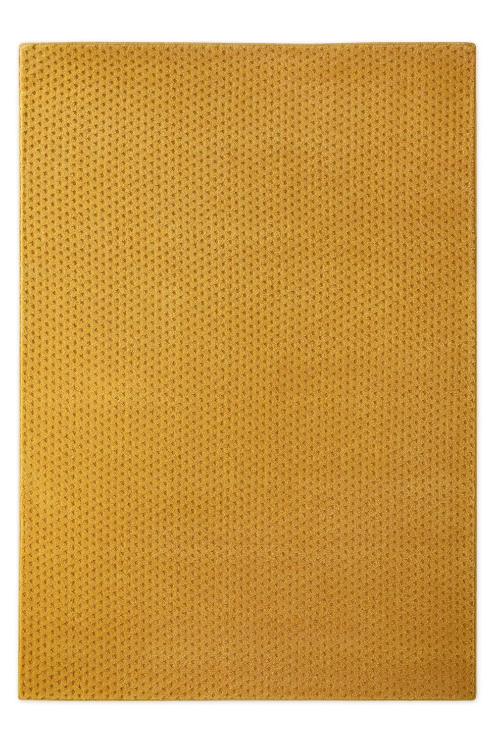 Tapis en laine avec relief - jaune