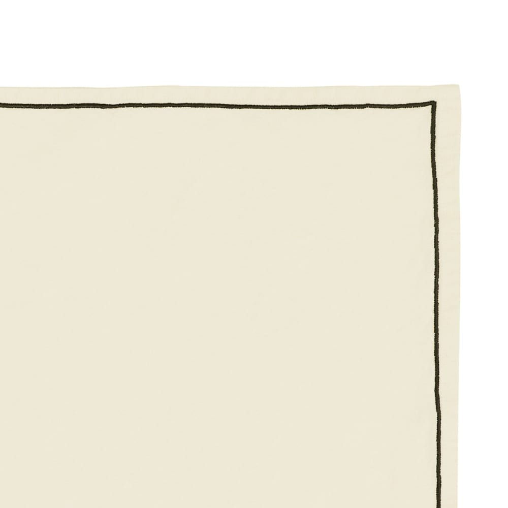 Lot de 4 serviettes de table coton/lin ficelle 45x45 - Maisons du Monde