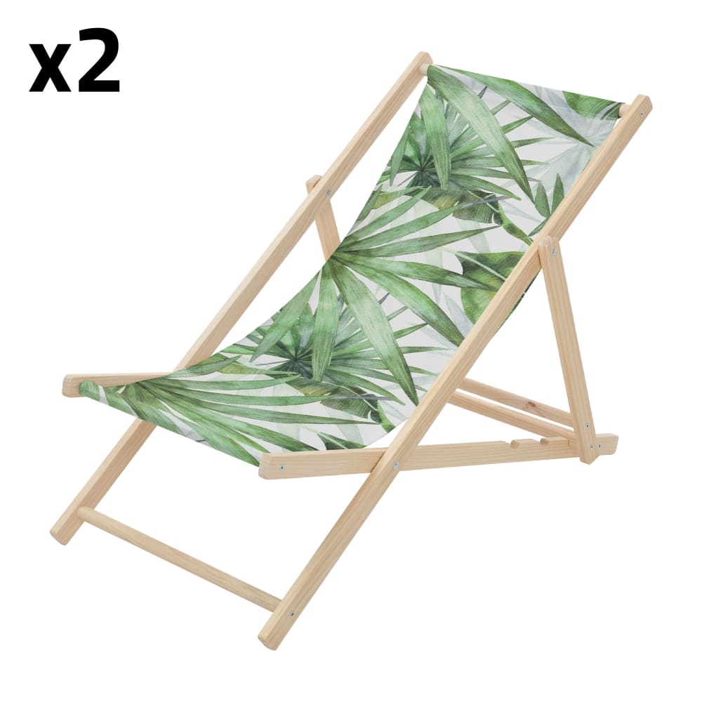 Lot 2 chaises longues