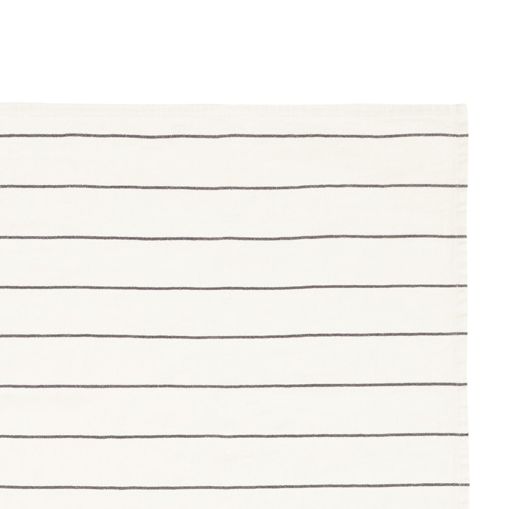 Lot de 4 serviettes de table en coton/lin ecru 45x45 - Maisons du Monde