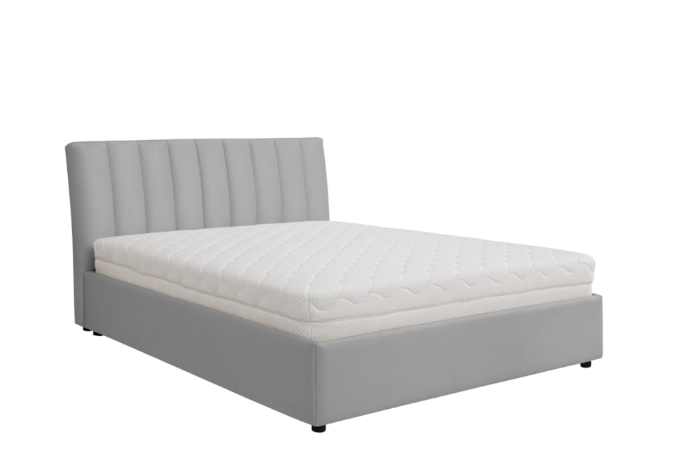 Lit rembourré avec matelas,