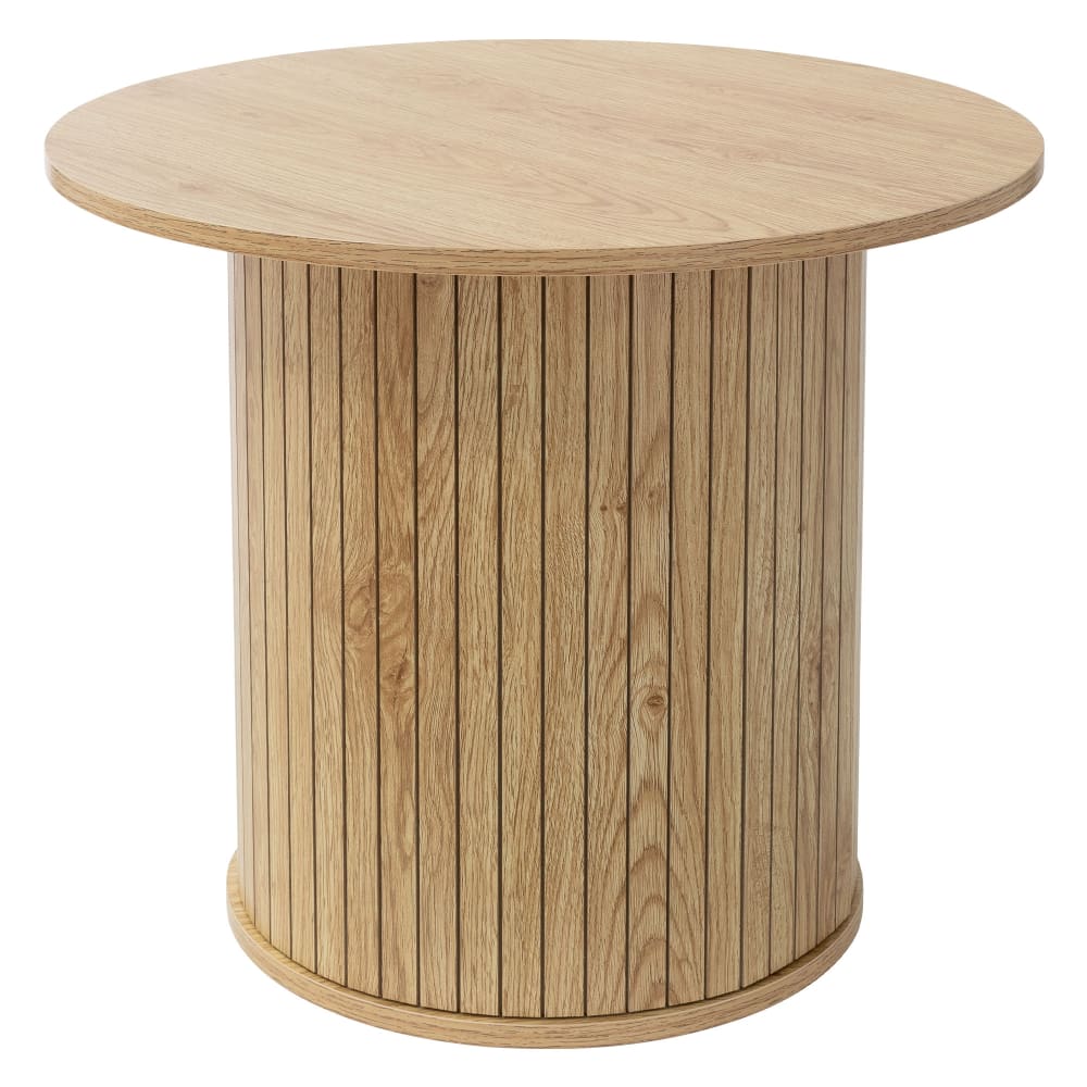 ML-DESIGN Couchtisch rund Ø60 x 50 cm Holz-Optik Braun Braun