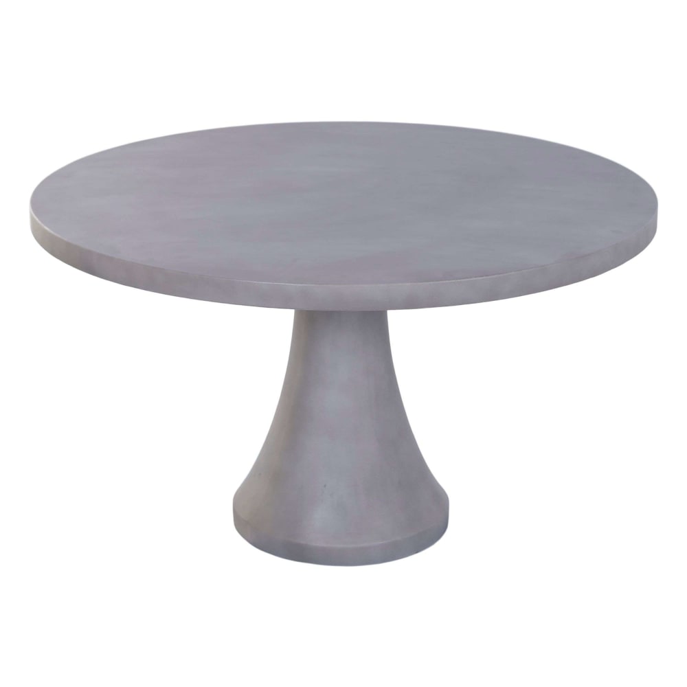 table de jardin en béton - gris