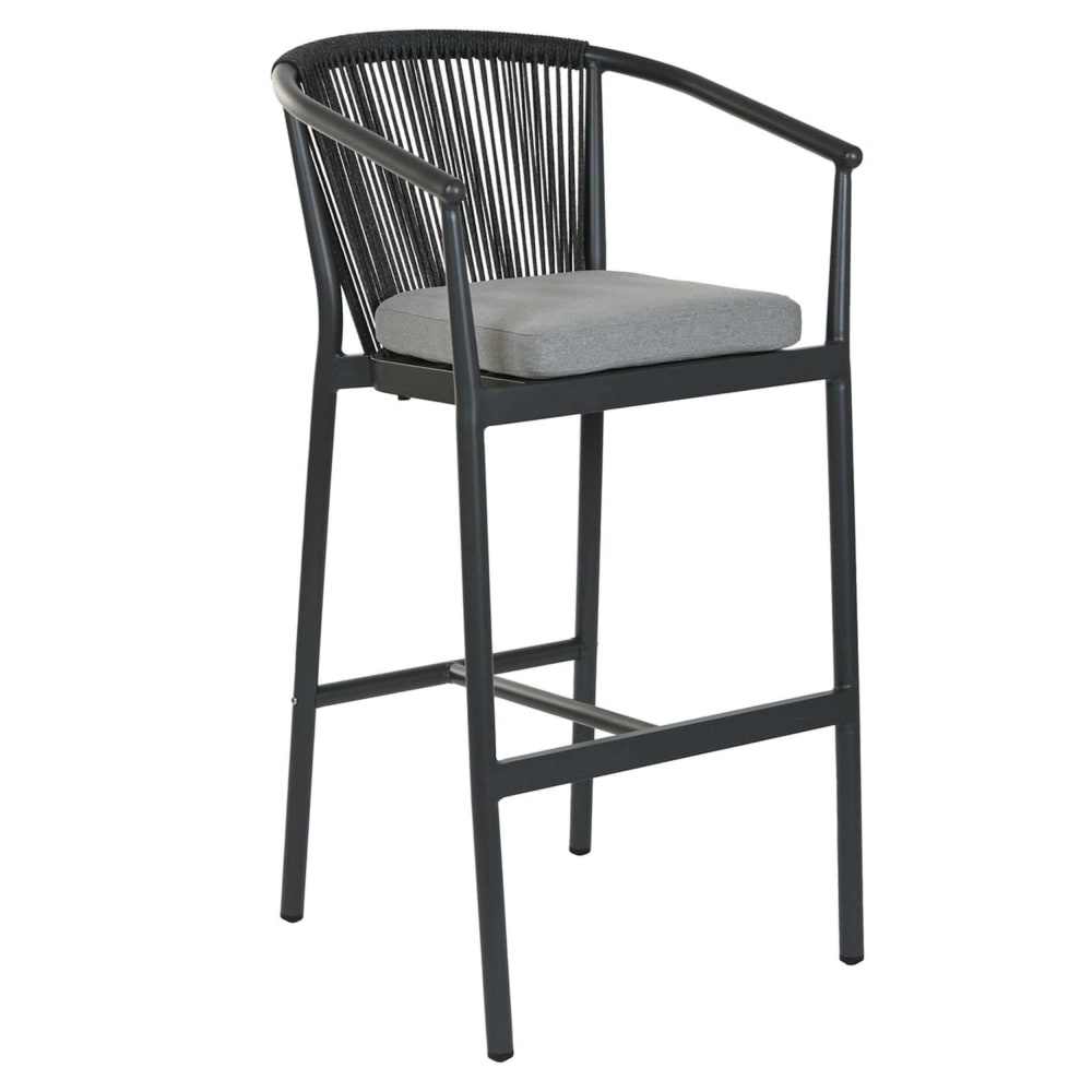 chaise de bar en aluminium