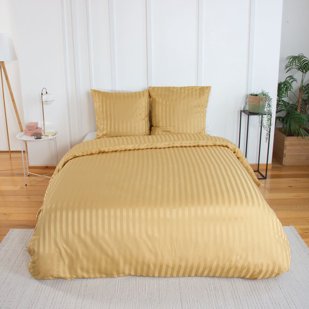 Parure de couette satin - blond