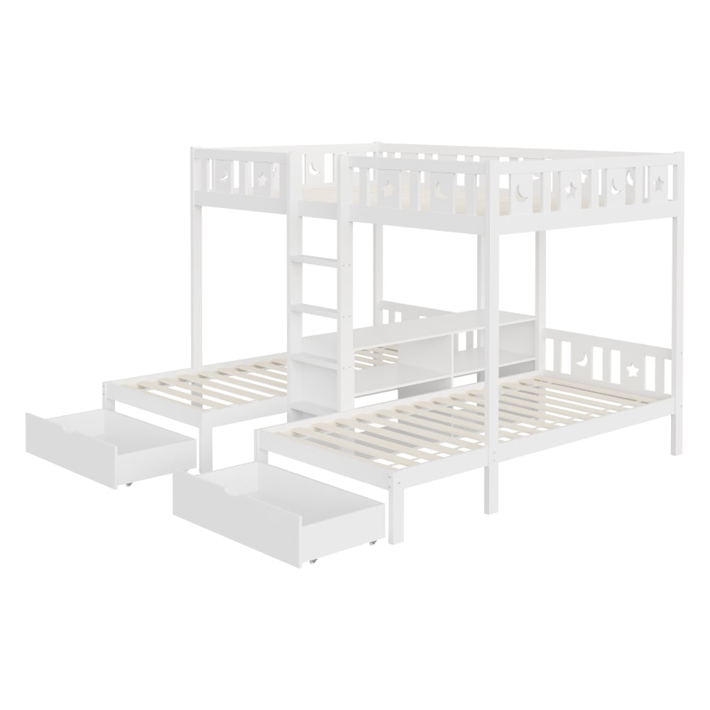 Lit superposé en bois - 220