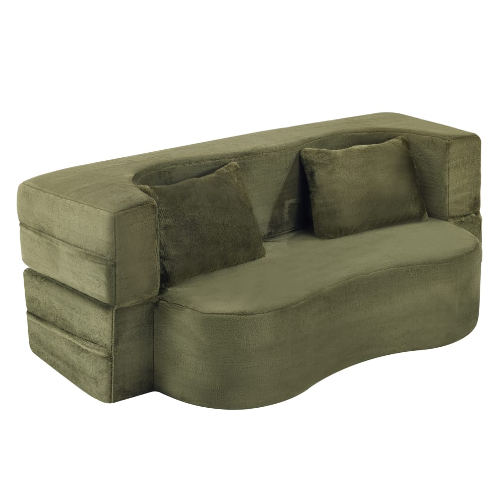 Canapé convertible vert - 180
