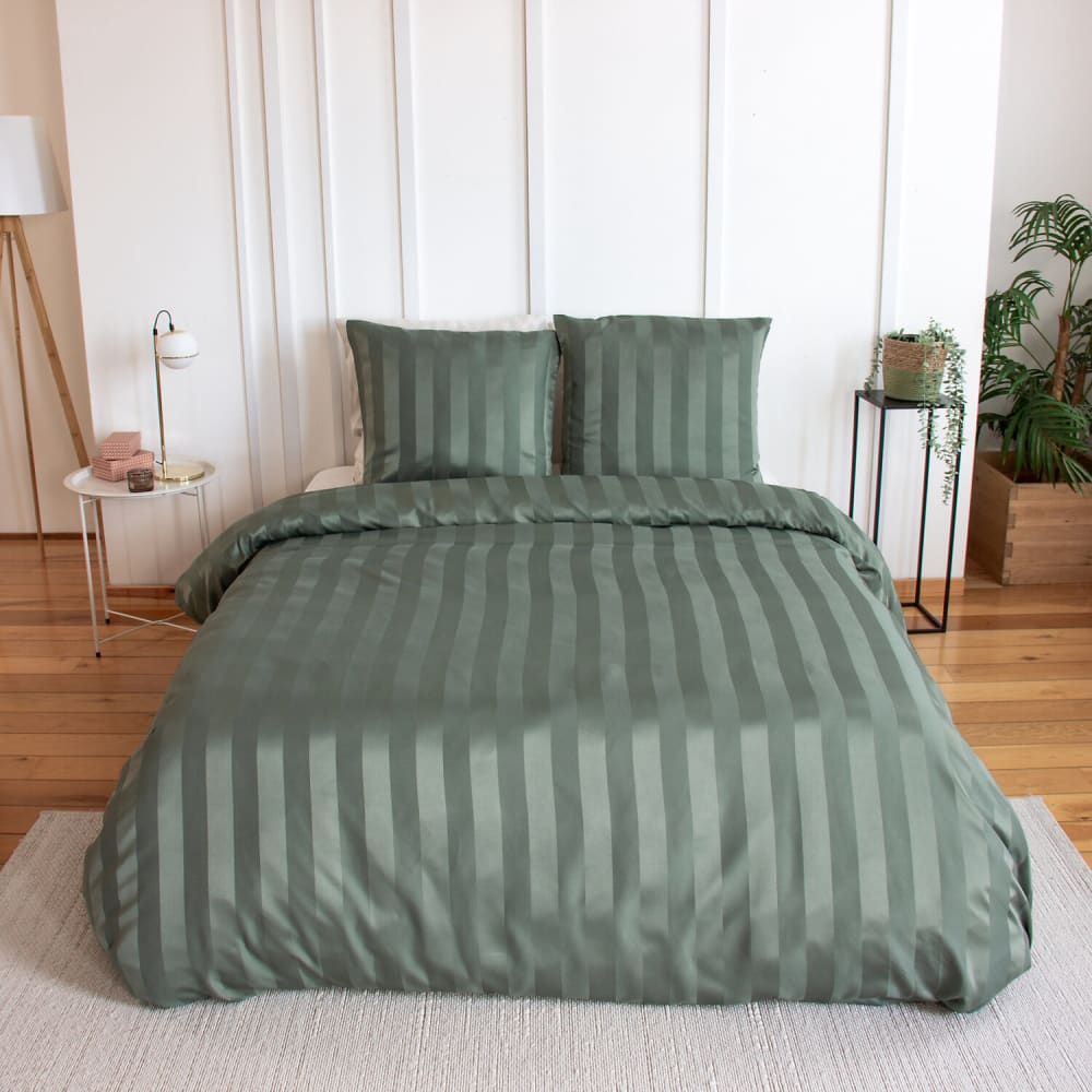 Parure de lit satin microfibre