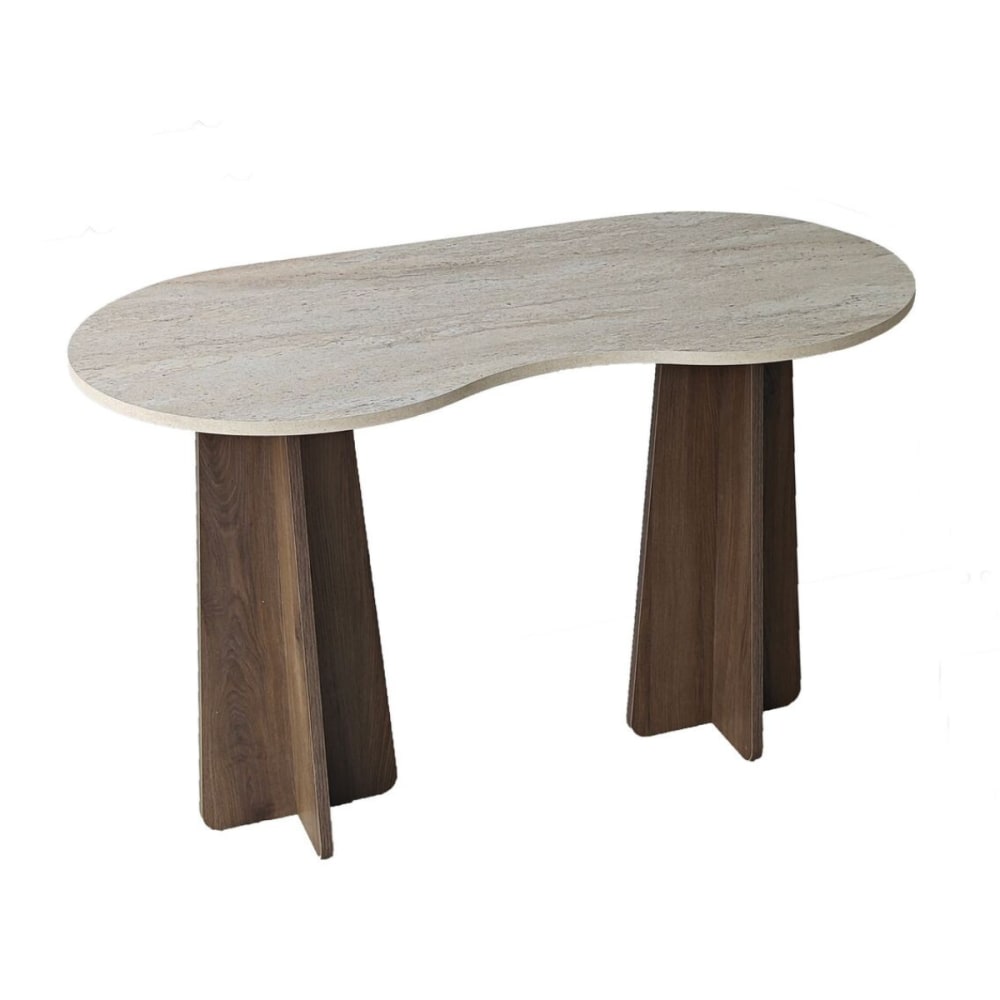 Bureau avec plateau forme