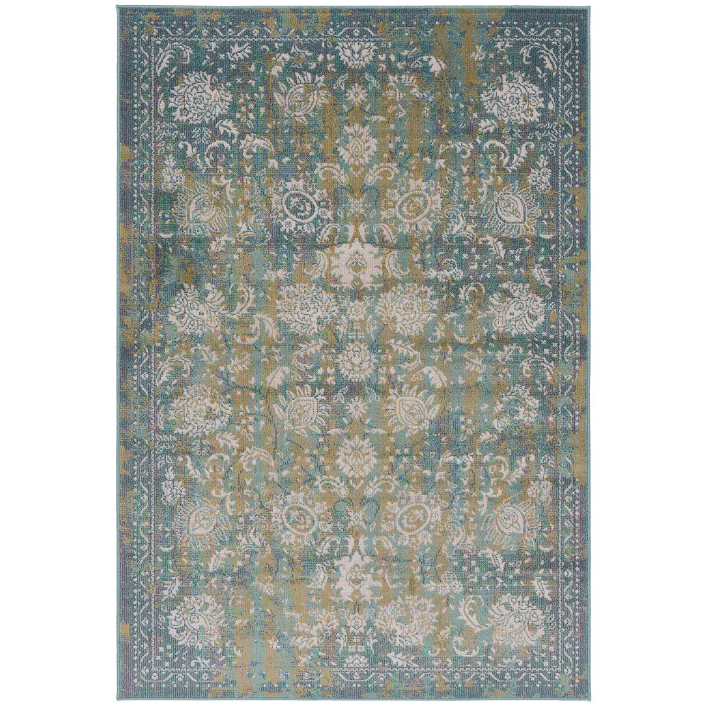 Tapis intérieur et extérieur Lagos pétrole 160x230 cm