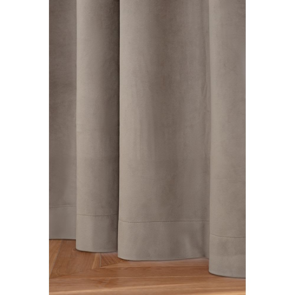 Rideau thermique occultant oeillets gris mc740 130lx250h