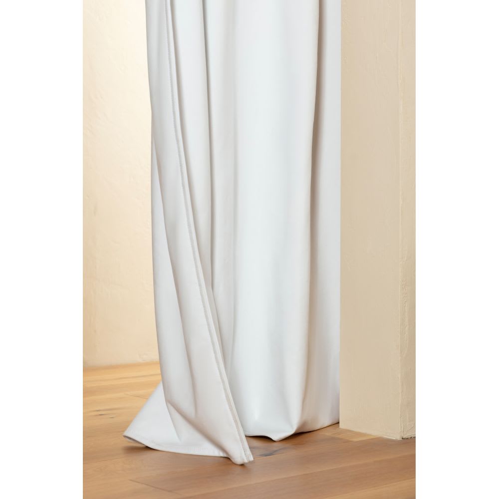 Moondream Lärmschutz-Raumteiler Faltenband & Tunnel Weiß MC720 135Lx250H style classic chic Weiß Pes - Polyester