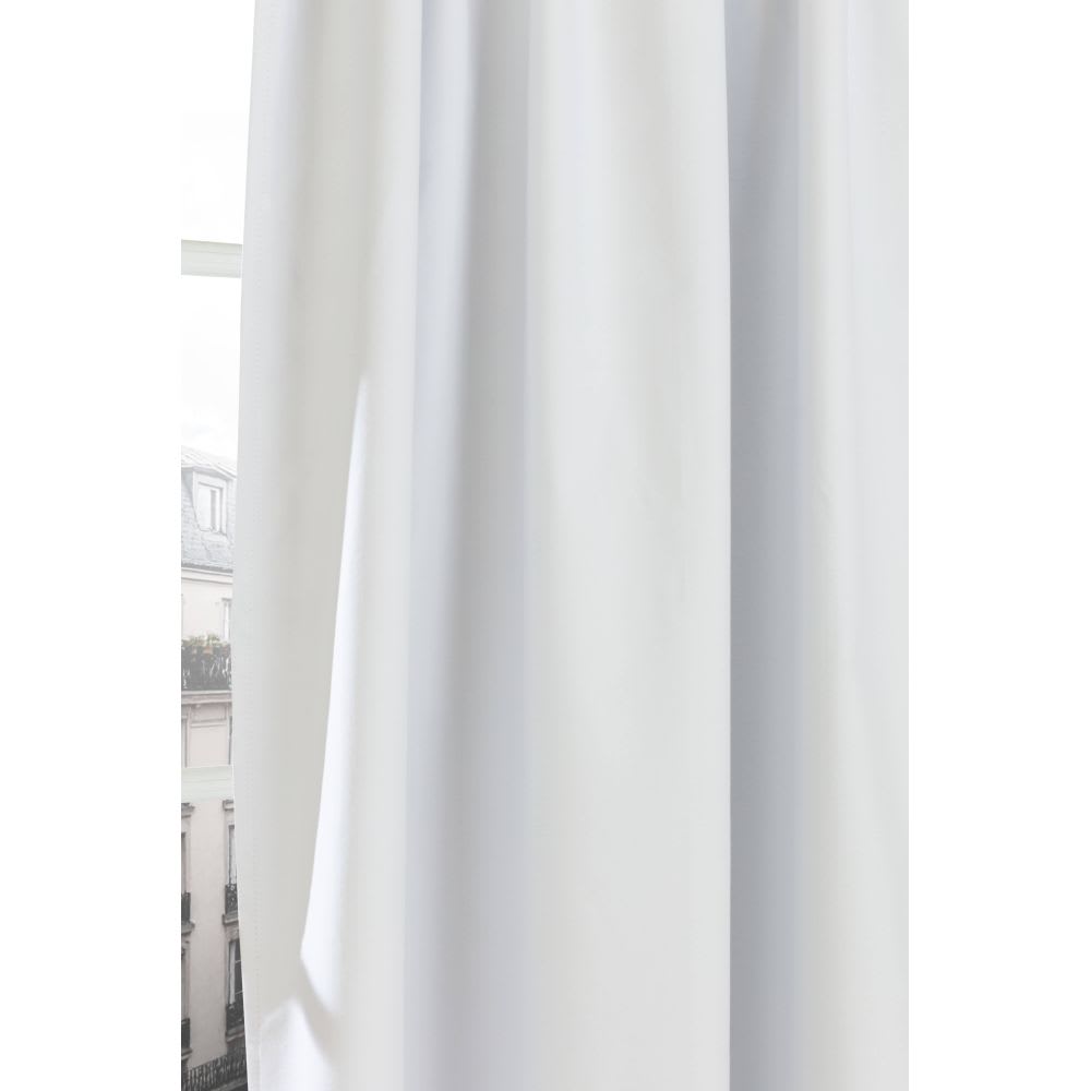 Rideau phonique oeillets blanc mc720 130lx250h — vue 4