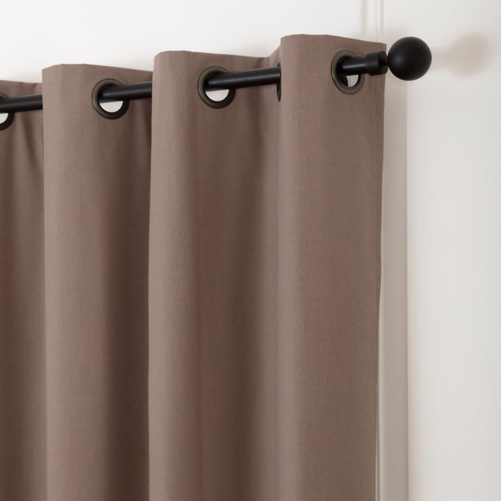 Rideau phonique oeillets beige mc8220 130lx250h — vue 3