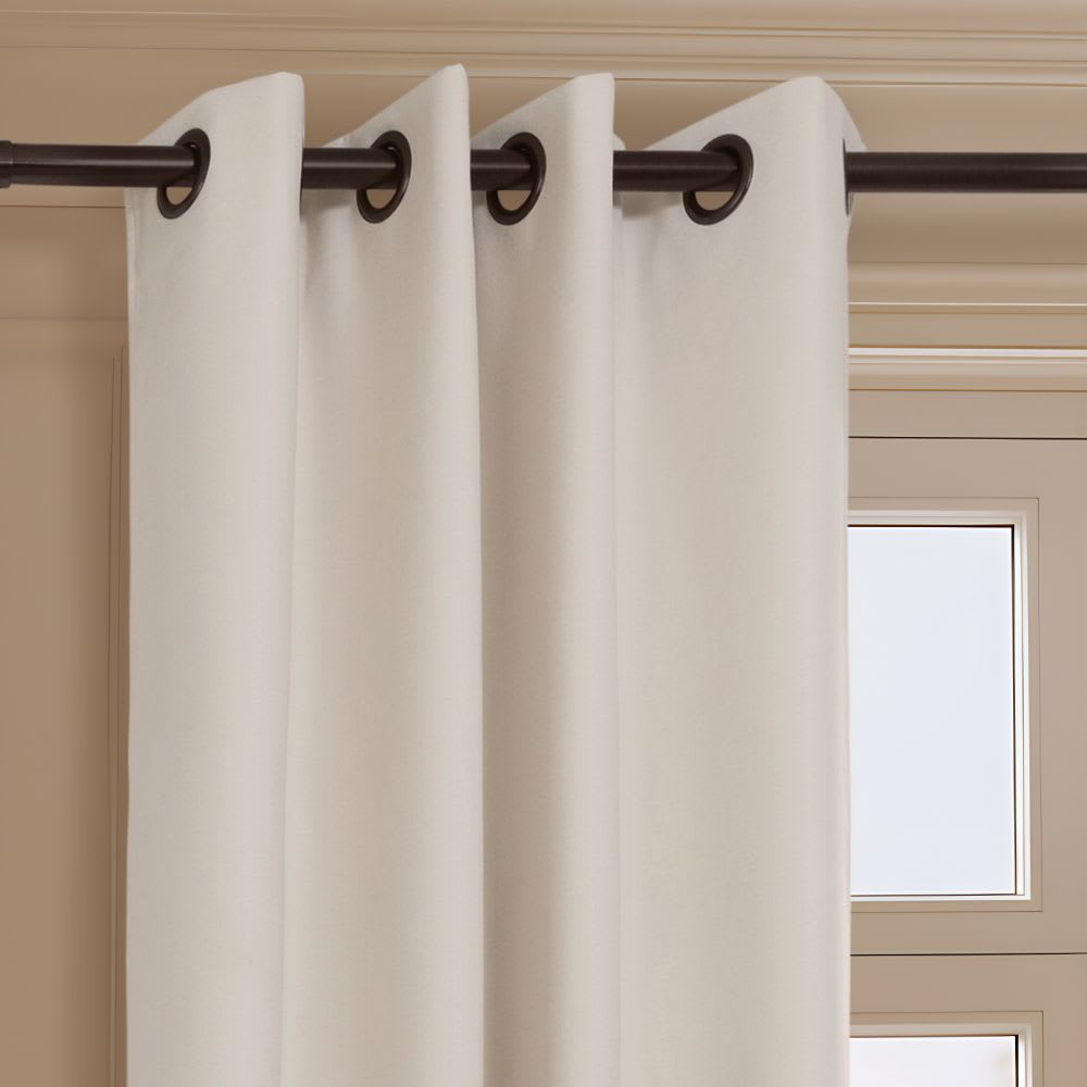 Verdunkelungsvorhang 100% Ösens Beige MC634 130Lx250H - Maisons
