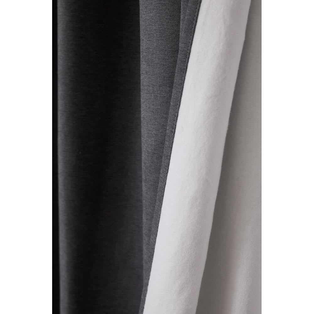 Rideau phonique oeillets gris mc09 130lx250h — vue 4