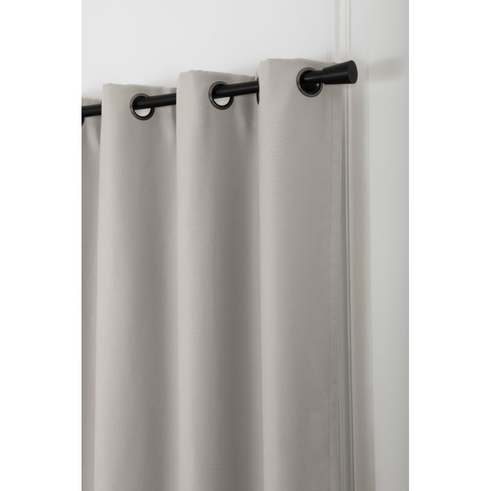 Rideau phonique oeillets gris mc17 130lx250h — vue 3