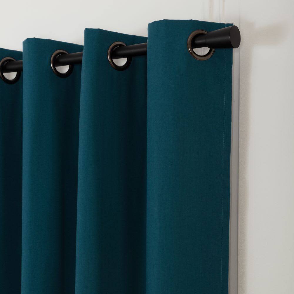 Rideau phonique oeillets bleu mc56 130lx250h — vue 3