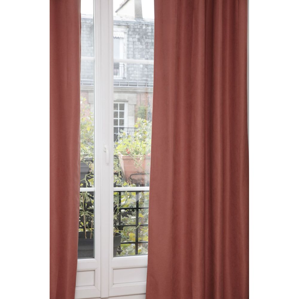 Rideau phonique oeillets rouge mc7005 130lx250h — vue 4