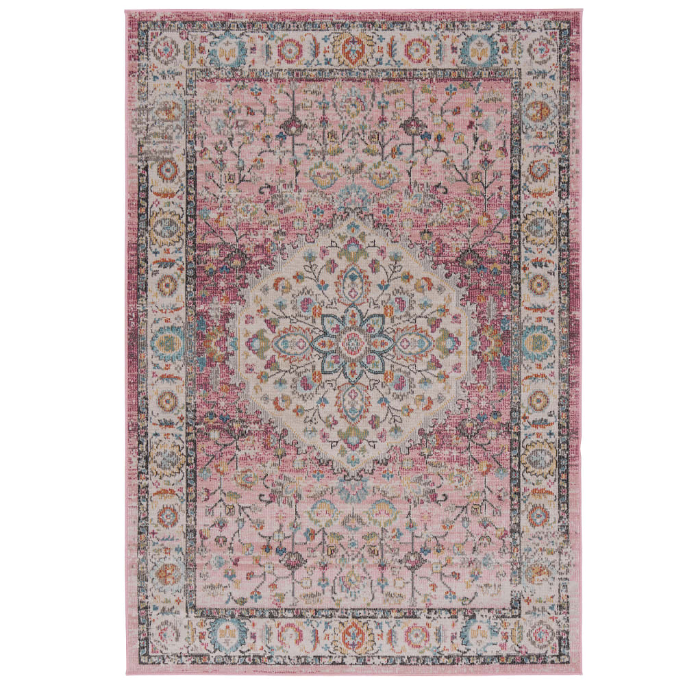 Tapis intérieur et extérieur Lagos rose 80x150 cm