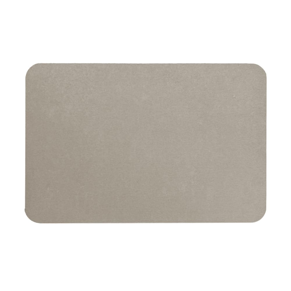 Tapis de bain en pierre diatomite taupe 39x60cm