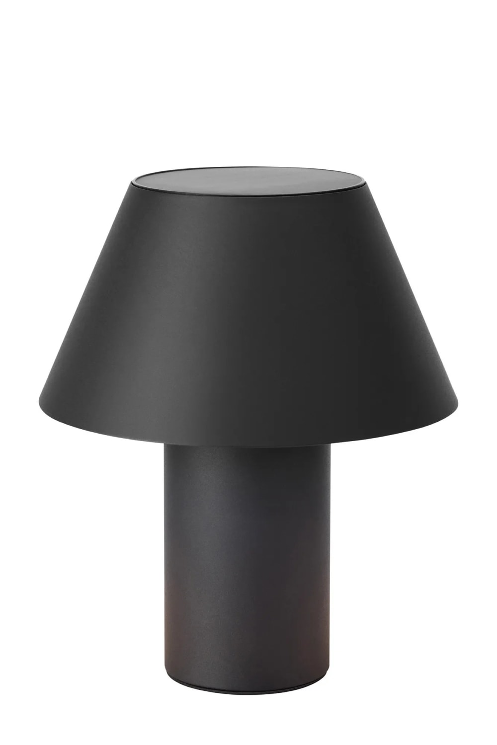 Lampe de table solaire noir