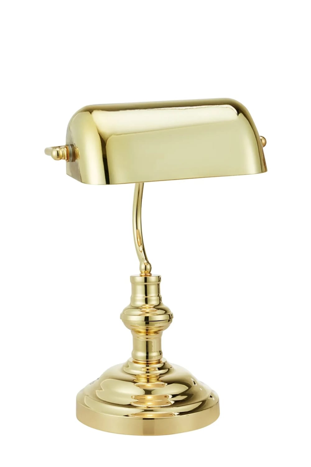 Lampe de table en métal laiton