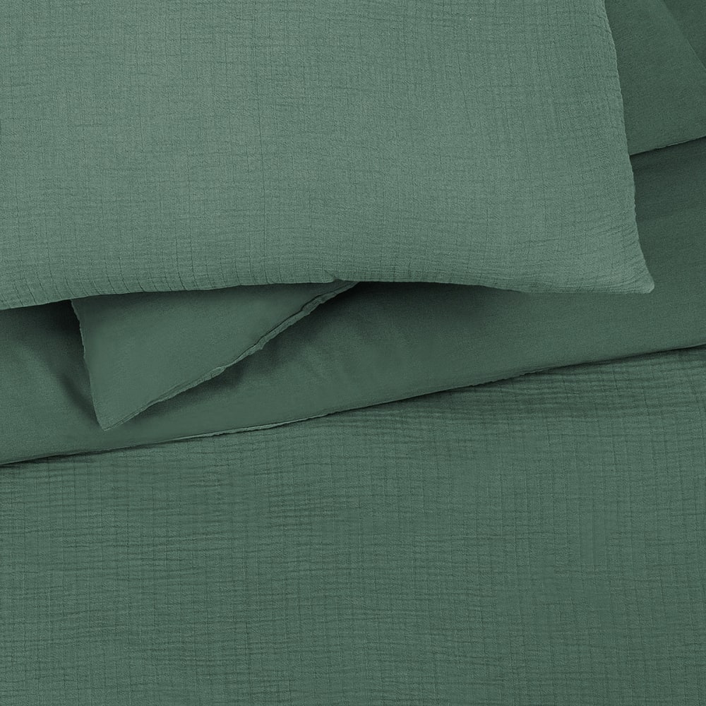 Parure de lit simple en gaze de coton 140x200cm — vue 3